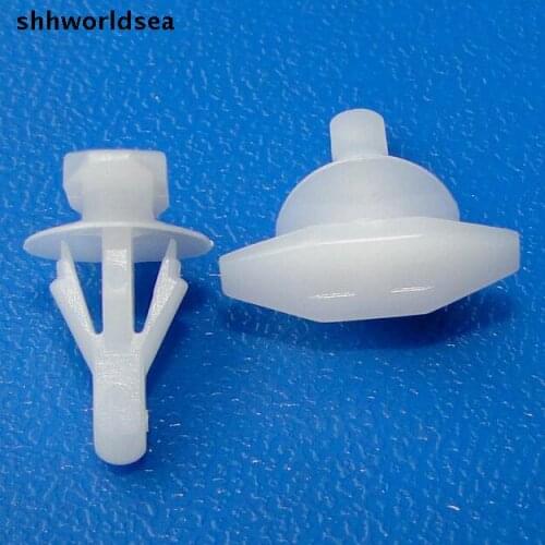 Shhworldsea 100pcs Front And Rear Door Sealant Strips Card Buckle Fastener Retainer Clip For Hyundai