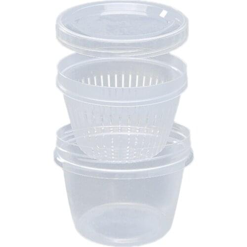 Drain Fresh Box Sealed Kitchen Vegetable Plastic Food Storage Box Refrigerator Storage Green Onion Drain Box,10 Pcs