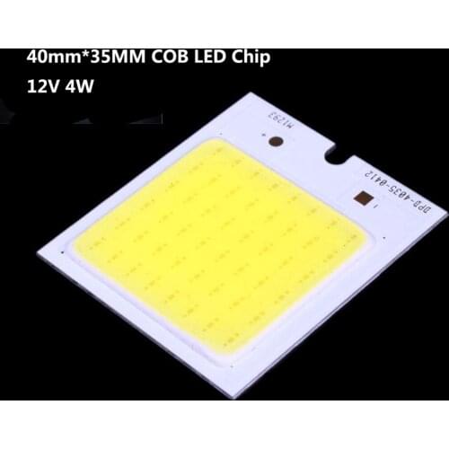 High Quality LED COB Light Strip 12V-15V 4W 40mm*35mm DIY LED COB For Home Outdoor Lamp Light Source 2pcs/lot Free Shipping