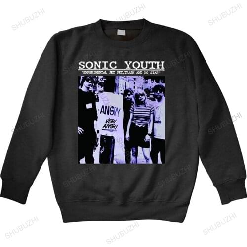 Sonic Youth Rock Band hoody Printed long sleeves O-neck sweatshirts Funny Comfortabled hoody Casual Cotton shubuzhi brand Daily