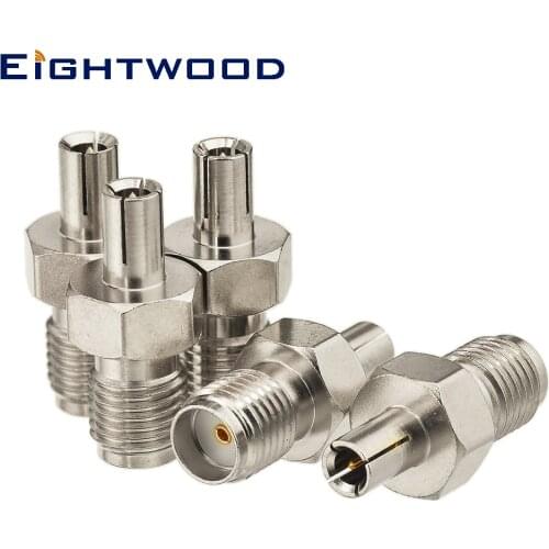 Eightwood 5PCS SMA Jack Female to S-197(TS9) Plug Male RF Adapter Straight for Verizon Jetpack 4G LTE Mobile Hotspot Antenna