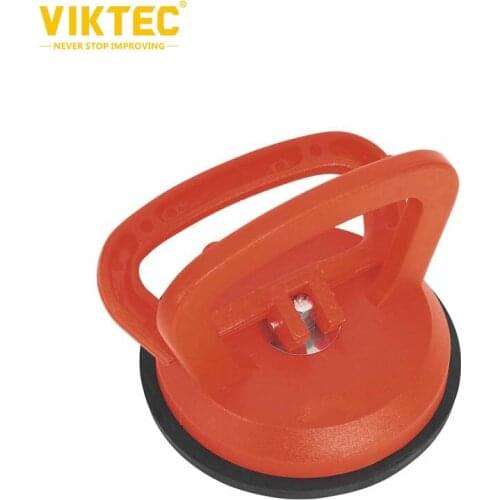 Viktec Suction Gripper 118mm Plastic Single Head Suction Cup Sucker Handle Puller Lifter Dents Remover for Glass