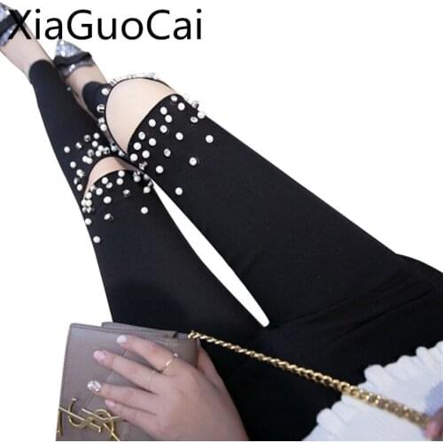 XiaGuoCai Women's Skinny Jeans