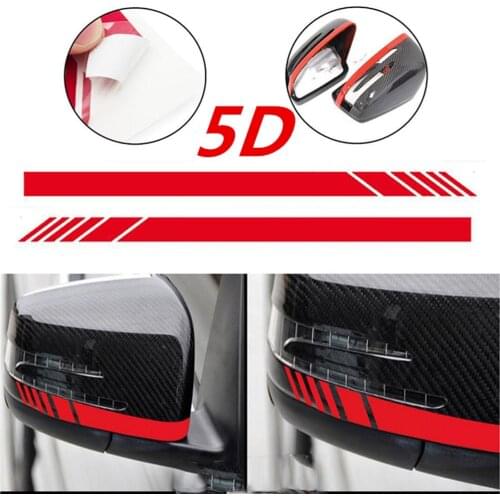 2PCS Side Mirror Sticker Funny Decal Car Accessories 5D Rearview Mirror Vinyl Durable Car Stickers Auto Decoration