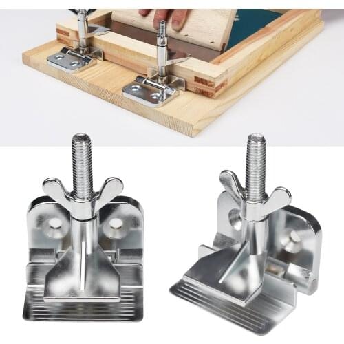 2PCS Screen printing frame hinge clamp DIY silk screen frame fixture Metal butterfly hinge clip Screen printing hobbyist tool