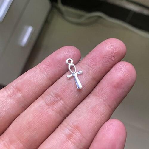 60pcs Anka Cross Egyptian Ankh Life Symbol Pendants , Charms Necklace Bracelet Key Chain Accessories Jewelry Making Supplies