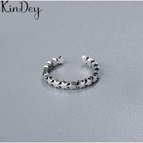 Boho Summer Beach Vacation Knuckle Star Open Rings for Women Adjustable Finger Ring Charm Jewellery Wholesale Gifts