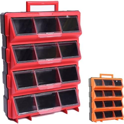 Wall-mounted combination toolbox storage box Multi-grid drawer Thicken parts box high quality tool case