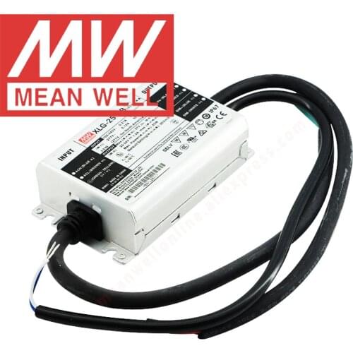 Mean Well XLG-25-AB IP67/Metal Case/with PFC 3 in 1 dimming Street lighting meanwell 700mA/22-54V/25W Constant power LED Driver