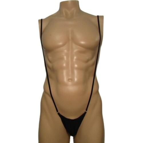 Mens Sexy Strap Underwear Male Thong Mankini Men Leotard Lycra Thongs Man Body Costume Bodysuit Bandage Lingerie Mankini