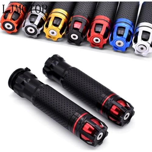 For Suzuki GSXR GSX-R 600 750 1000 K1 K2 K3 K4 K5 K6 K7 K8 Universal CNC Motorcycle Handle Handlebar enduro moto hand bar grip