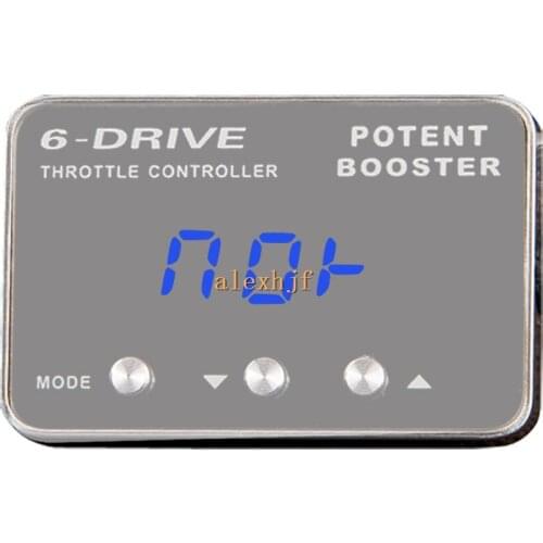 TROS Potent Booster II 6 Drive Electronic Throttle Controller TS-507 case for Lexus GX 2003-2005, Ultra-thin, Blue Light Display