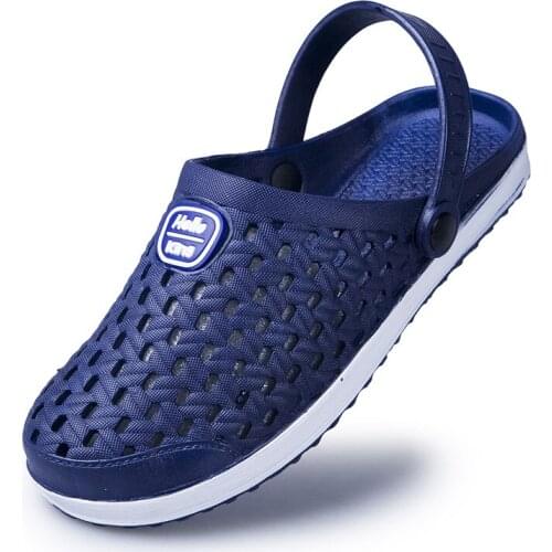 Men Clogs Slip on Water Shoes Casual Summer Garden Clog Classic Shoes Comfort Garden Anti Slip Beach Sandals