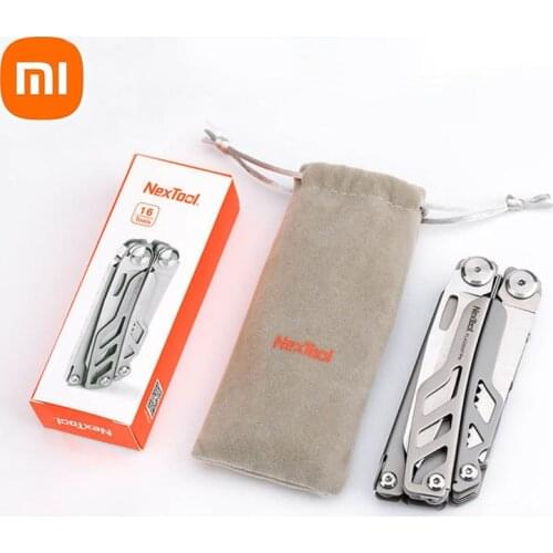 XIAOMI Flagship 16-in-1 Tools Multifunctional Tools Blade Folding Pliers Camping Hiking Cycling Portable Scissors Opener Nextool