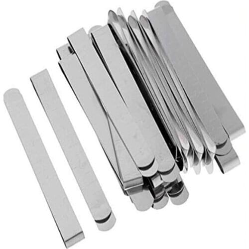 New 20 Pack Stainless Steel Hemming Clips Sewing Clips 3 Inches Measurement Rule, Crafting Wonder Clips Sewing and Stitching Sil