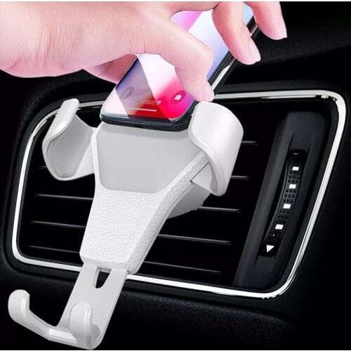 Gravity Car Mount For Mobile Phone Holder Car Air Vent Clip Stand Cell phone GPS Support For iPhone 11 XS X XR 7 Samsung Huawei