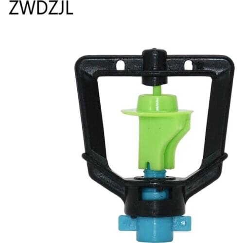 Garden watering sprinkler rotating sprinkler nozzles 6mm suspension water nozzle micro drip system 360 degree irrigation 100pcs