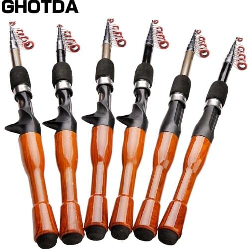 GHOTDA Baitcasting Rod 1.3M 1.6M 1.8M Lure Rod Casting Spinning Ultra Light Mini Boat Lure Fishing Rod