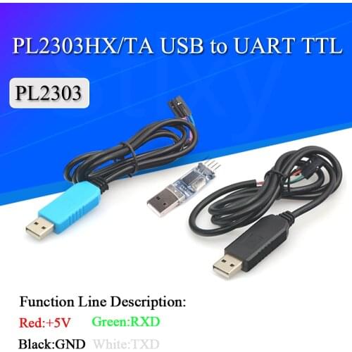 Smart Electronics PL2303 PL2303HX USB to UART TTL Cable Module 4P 4Pin RS232 Converter Serial Line Support Linux Mac Win7