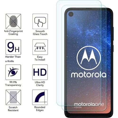 2PCS For Motorola One Action Tempered Glass Protective High Quality ON One Action XT2013 Screen Protector Film Cover