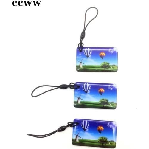 13.5MHz UID IC S50 1K S50 NFC Rewrite keyfobs RFID Key Tag Ring Card Proximity Token Badge Access Control Card