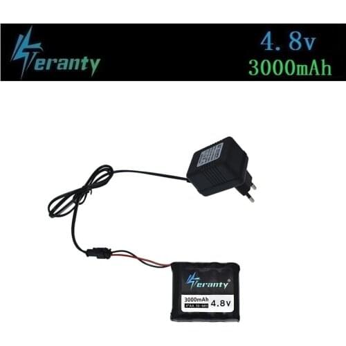 3000mah 4.8v Rechargeable Battery +USB Charger For Rc toys Cars Tanks Robots Gun Boat NiMH Battery AA 4.8v 2400mah Battery Pack