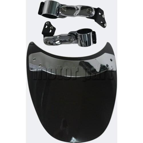 9'' Windscreen For Harley Davidson Sportster 1200 883 Super Glide Sport FXDX FXD FXDWG Low Rider FXDL Motorcycle Fork Windshield