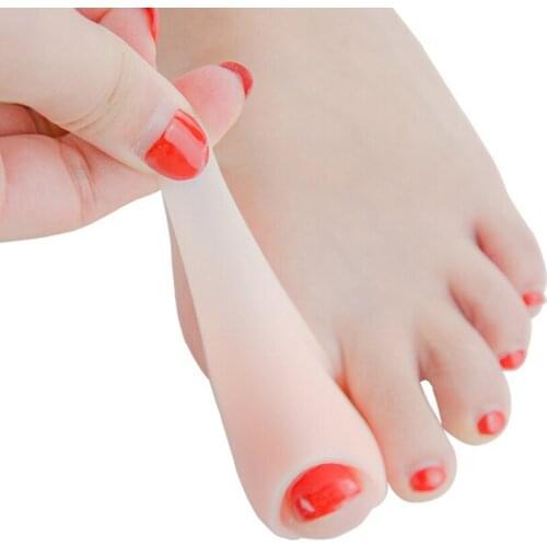 1 Pair Silicone Gel Tube Bandage Finger Toe Protectors Guard Foot Feet Pain Relief Care Tool For Feet Care Insoles