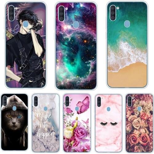 For Samsung Galaxy A11 M11 Case Silicone TPU Soft Cover Case For Samsung A11 M11 A 11 M 11 SM-A115F SM-M115F A115M A115U Coque