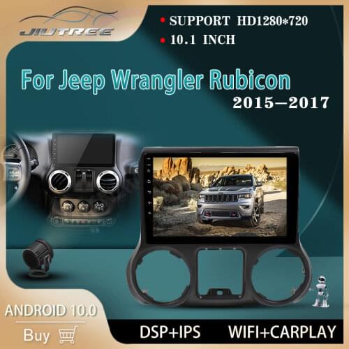 For Jeep Wrangler Rubicon 2015 2016 2017 car GPS Video Multimedia Stereo navigation Android10.0 Smart car radio audio carplay
