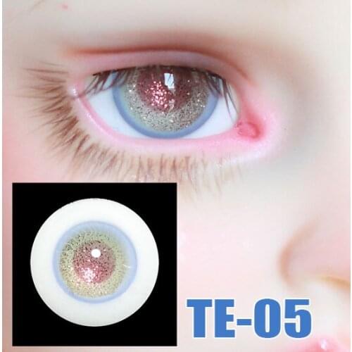 G10-100 children toy bjd sd 1/3 msd 1/4 1/6 dolls props Accessoriess eyesball 14.16mm Layered patterned series blue glass eye w
