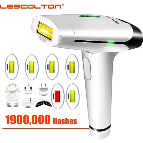 Lescolton T009 2in1 Permanent Laser Epilator Photon Hair Removal And Skin Rejuvenation LCD Display Professional Bikini Trimmer