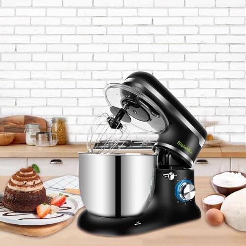 1200W 5L Stainless Steel Bowl 6-speed Kitchen Food Stand Mixer Cream Egg Whisk Blender Cake Dough Bread Mixer Maker Machine