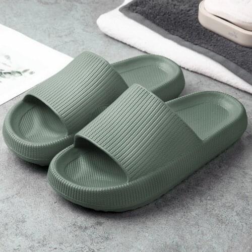 Man Slippers Summer Flip Flops 2021 Platform Slippers For Men Home Slides Women Non-slip Sandals Bathroom Flip Flops Pantuflas
