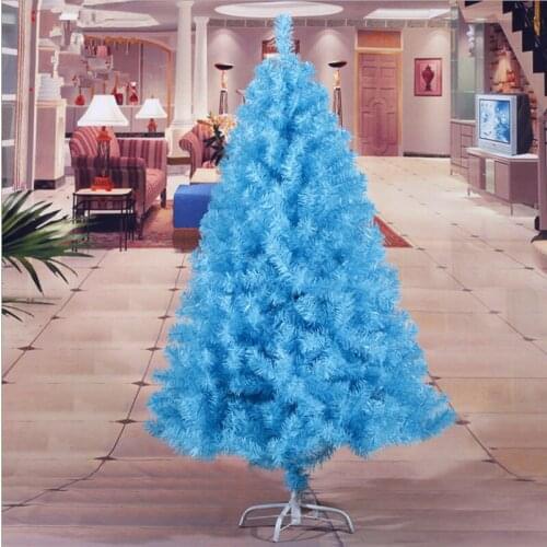New Year Christmas 1.5 m / 150CM sky blue Christmas family Christmas tree decoration Christmas gift