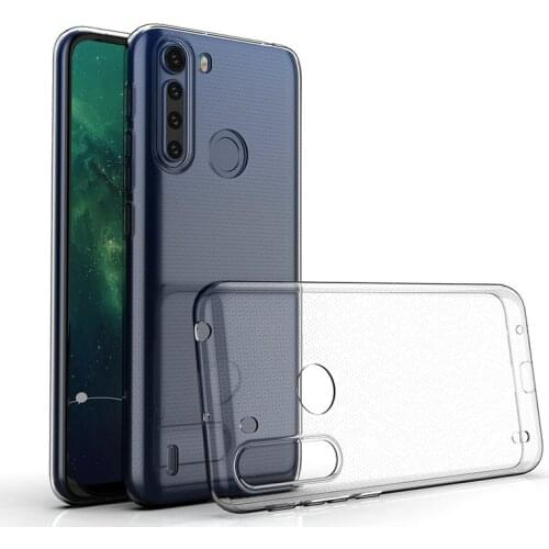 For Motorola One Fusion Plus Fusion+ Transparent Silicon Case for Motorola One Fusion Phone Cover Case Etui