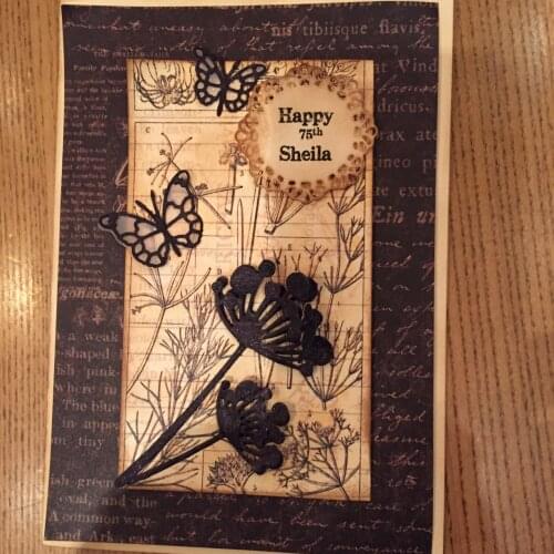 Silver Flower Metal Cutting Die Embossing Scrapbooking Craft Dies Cuts Stamp Creative Paper Card Stencil 1 Set