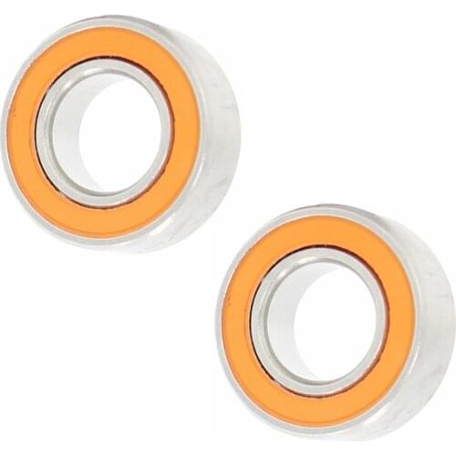 SR2C 2OS Inch Bearing 1/8"x3/8"x5/32" ABEC-7 Stainless Steel Hybrid Ceramic Bearing DRY Ocean Fishing Reels Ball Bearings R2 RS