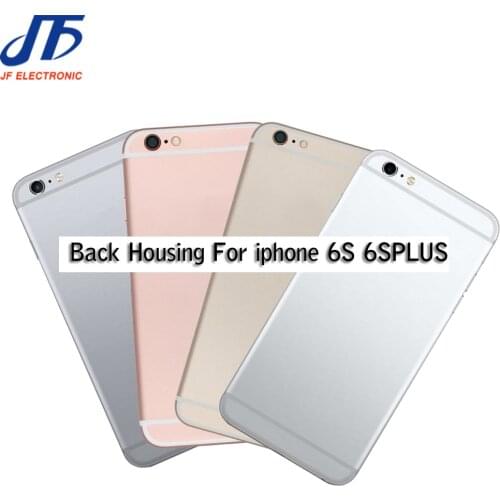10Pcs Back Housing Replacement for iPhone 6s Plus 6SP Battery Cover Housing Case Middle Chassis Body with IMEI repair parts