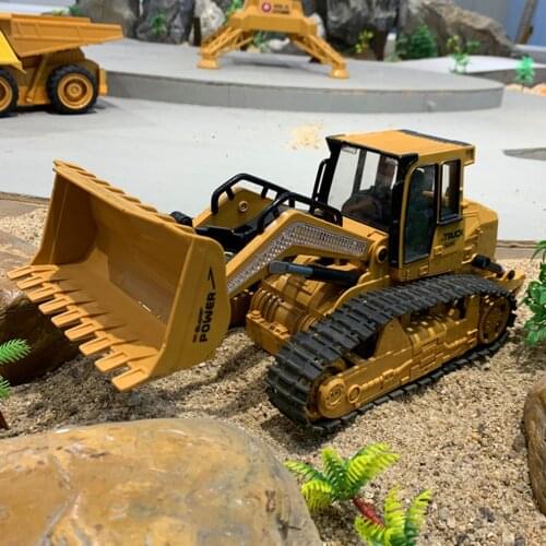 2.4G Remote Control Rc Excavator Truck Toys Simulation RC Engineering Car Tractor Crawler Digger Brinquedos Toy For Kids Gift