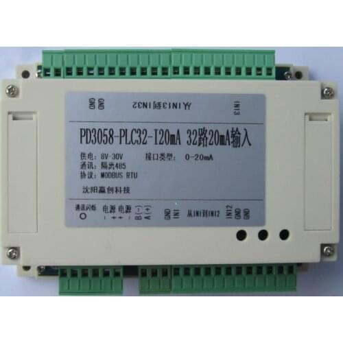 32 Channels 0-20mA 4-20mA Acquisition Module MODBUS RTU Protocol Photoelectric Isolation to 485