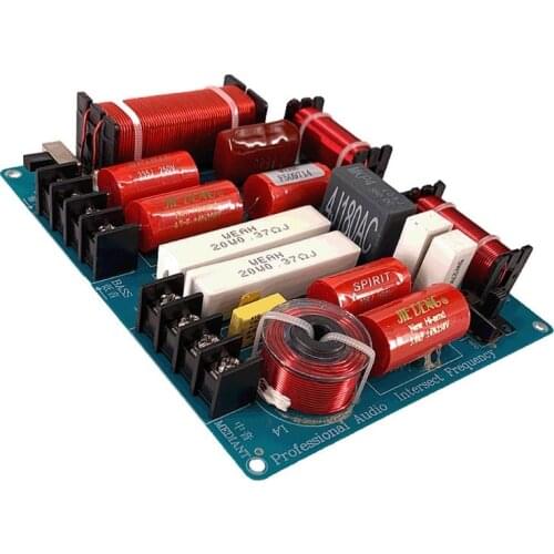 6.14x5.31 inch Frequency Divider 300W Green Durable Frequency Divider Crossover Board for DIY KTV Speaker