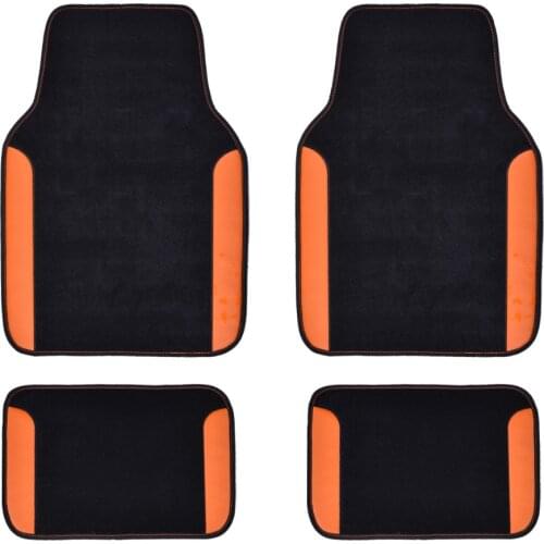 Car-pass Universal Green Pink Orange Color Universal Car Carpet Car Floor Mat for Hyundai Ford Nissan Mazda Golf Tyotota Fiat