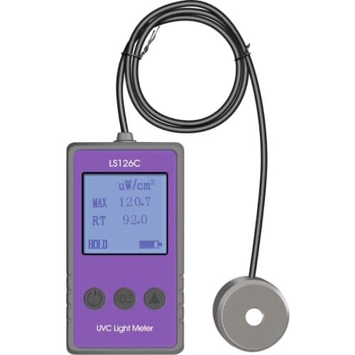 Free Shipping Original UV Light Meter Digital UV Radiometer Ultraviolet Intensity Lux Meter 254nm Wavelength Light Power Meter