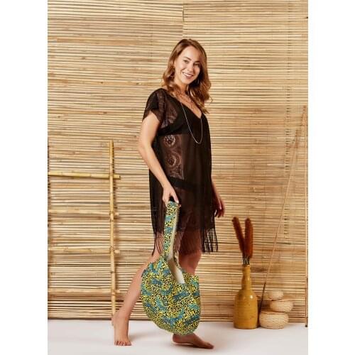 Black Lace Beach Dress Pool Sea Swimsuit Summer Sunscreen Dresses 2021 Beach Fashion Casual Cotton Spacious Outfit Tunic