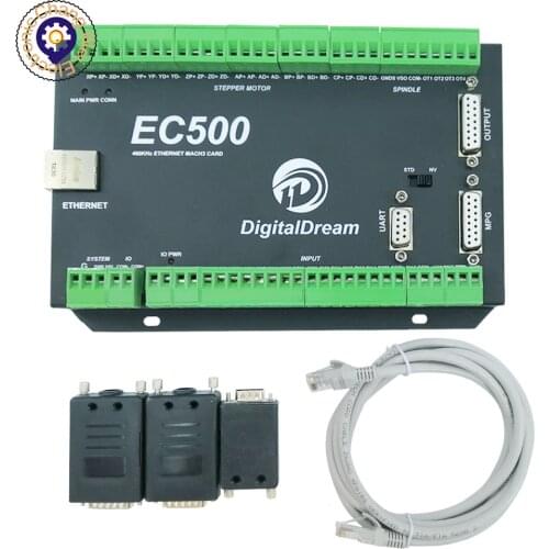 CNC Ethernet EC500 3/4/5/6 Axis upgrade Mach3 USB Motion Controller Control Card for milling machine