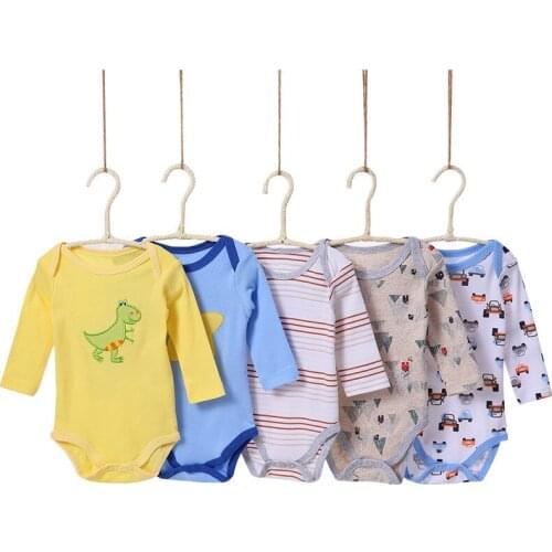 Hot Newborn Infant Romper 2019 Baby Girls Boys Clothes Cute Jumpsuit Play Suit Lucky Child Warm Rompers One Piece Baby Clothing