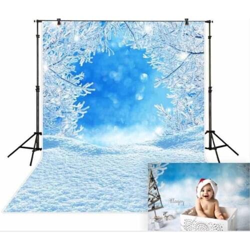 HUAYI Photography Backdrop Christmas Winter Photo Background Newborns Baby Child Family Portraits Photoshoot Backdrops W-3538