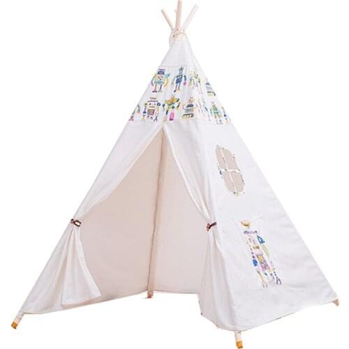 Free Love @carton printing kids play tent indian teepee children playhouse children play room teepee