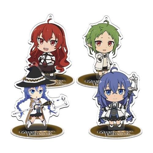 HOT Mushoku Tensei: Isekai Ittara Honki Dasu Rudeus Greyrat Acrylic Stand Display Model Pendant Keychain Anime Desktop Decor Toy